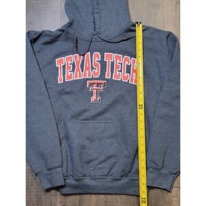 Texas Tech Hoodie Gray Red College NCAA Football Graphic Pullover‎ Sweatshirt